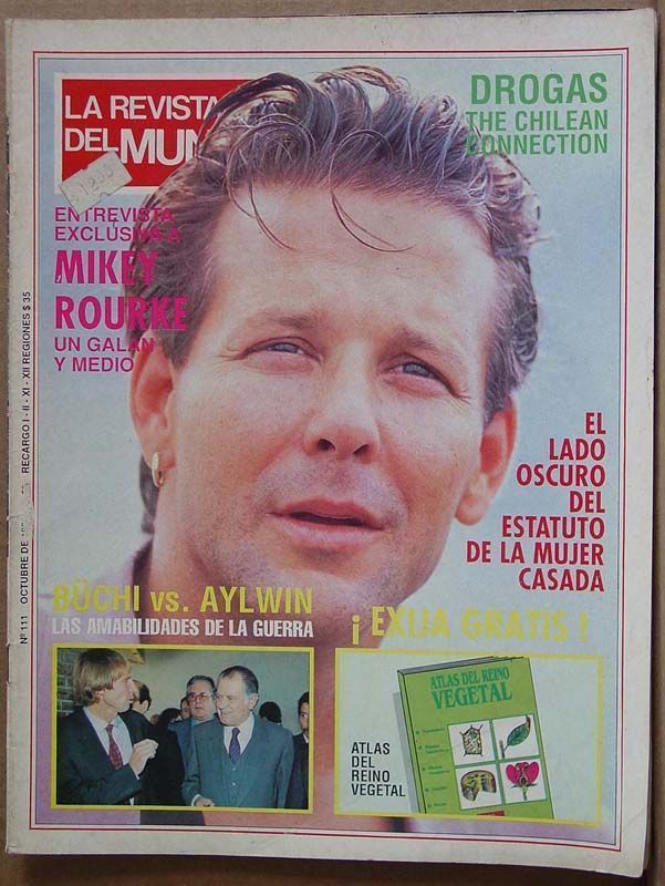 REVISTA DEL MUNDO | LA magazine side cover Issue 111 October 1989