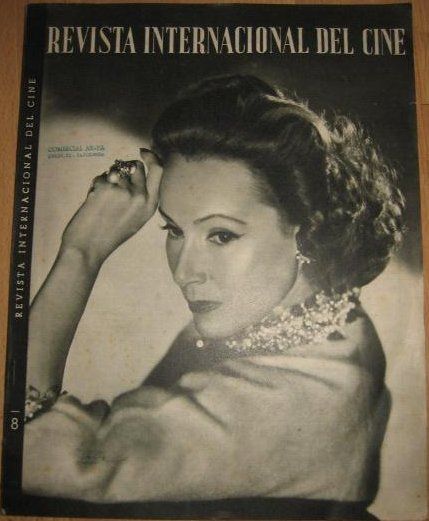 REVISTA INTERNACIONAL DEL CINE magazine side cover Issue 8  1954
