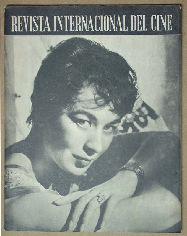 REVISTA INTERNACIONAL DEL CINE magazine side cover Issue 17/18 July/August 1955