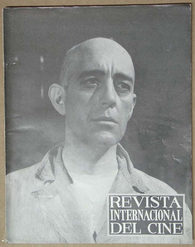 REVISTA INTERNACIONAL DEL CINE magazine side cover Issue 27 January/February/March 1957