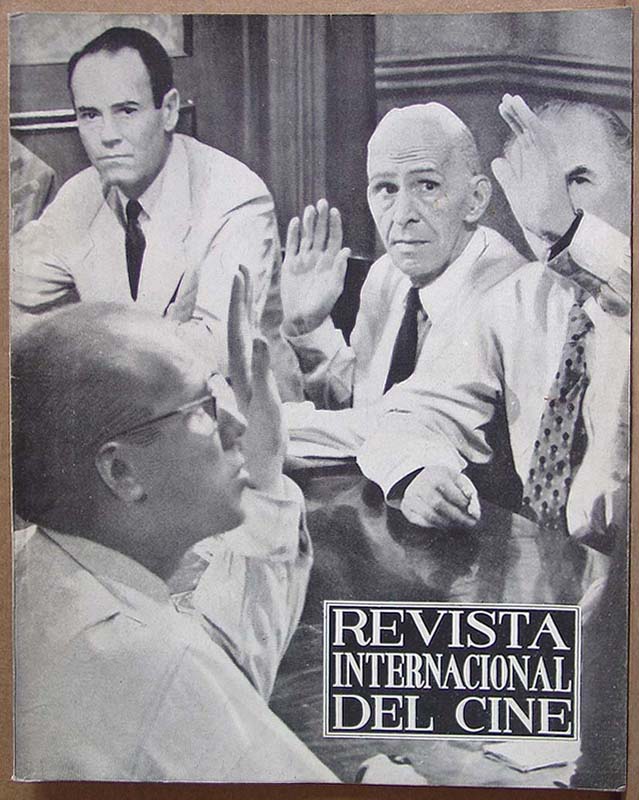 REVISTA INTERNACIONAL DEL CINE magazine side cover Issue 30 October/November/December 1957