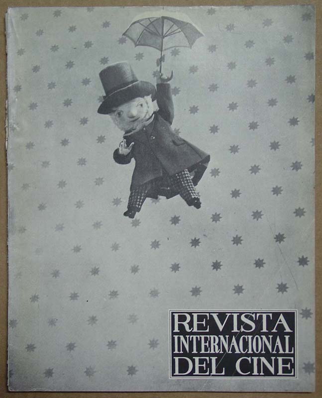 REVISTA INTERNACIONAL DEL CINE magazine side cover Issue 34 June 1959