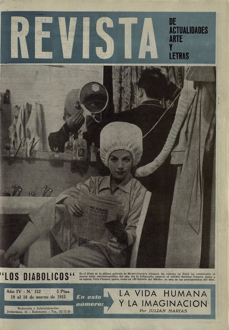 REVISTA DE ACTUALIDADES ARTES Y LETRAS magazine side cover Issue 152 10 March 1955