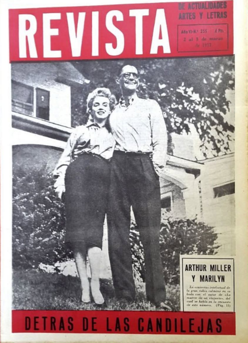 REVISTA DE ACTUALIDADES ARTES Y LETRAS magazine side cover Issue 255 2 March 1957