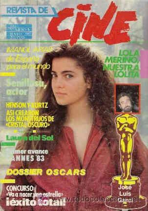 REVISTA DE CINE magazine side cover May 1983