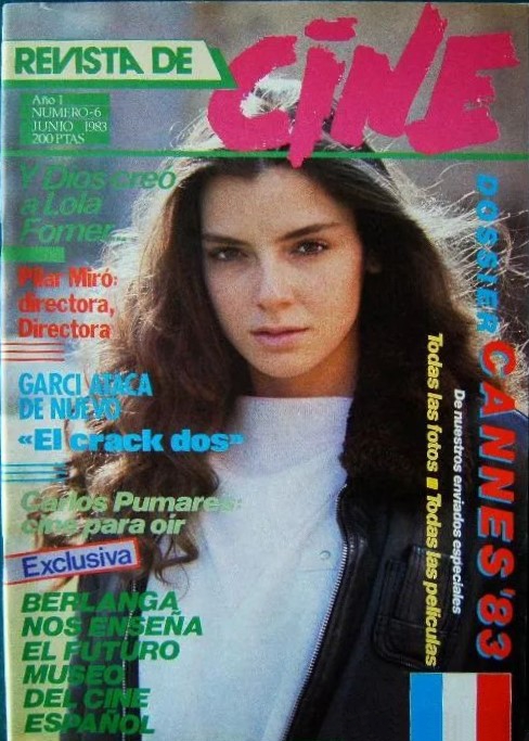 REVISTA DE CINE magazine side cover Issue 6  June 1983