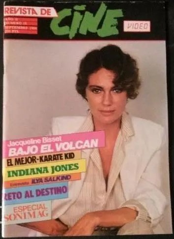 REVISTA DE CINE magazine side cover Issue 18  September 1984