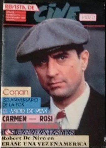 REVISTA DE CINE magazine side cover Issue 19  November 1984