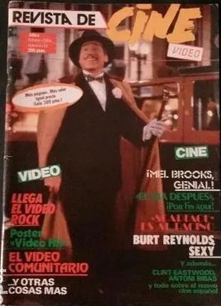REVISTA DE CINE magazine side cover Issue 13   1984