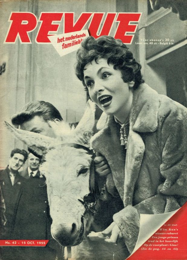 REVUE magazine side cover Issue 42 15 October 1955