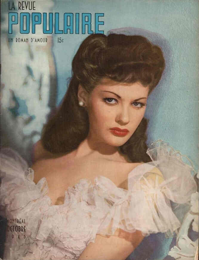REVUE POPULAIRE |LA magazine side cover October 1945