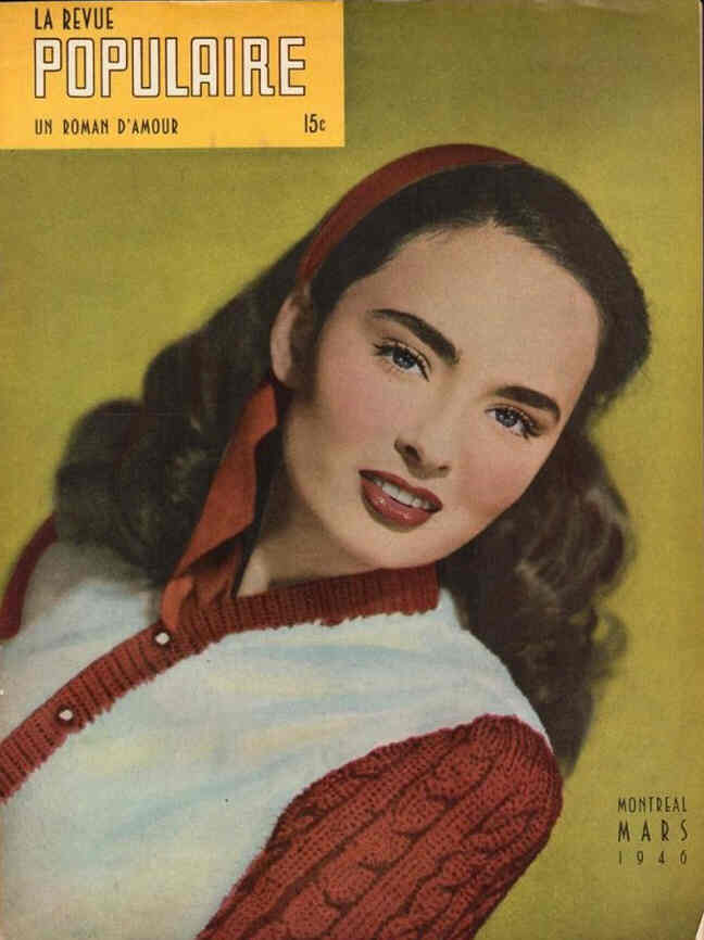 REVUE POPULAIRE |LA magazine side cover March 1946
