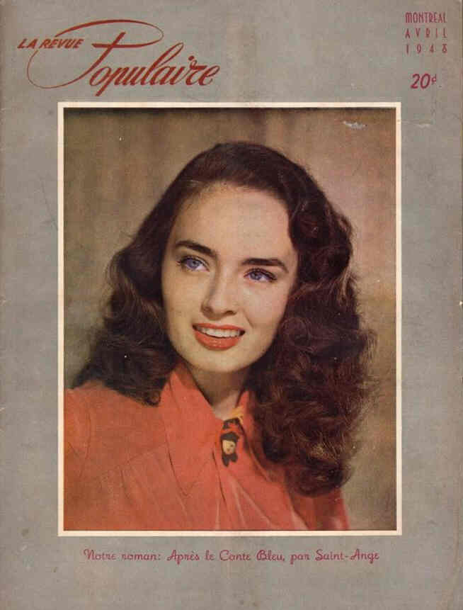 REVUE POPULAIRE |LA magazine side cover April 1948