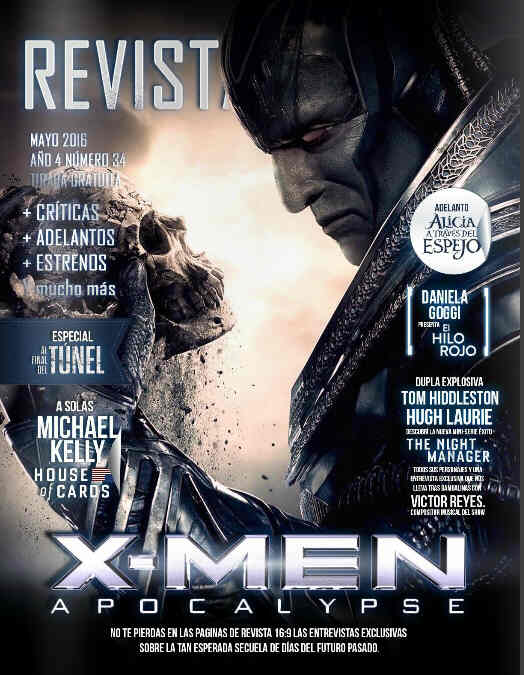REVISTA 16:9 magazine side cover Issue 34 May 2016