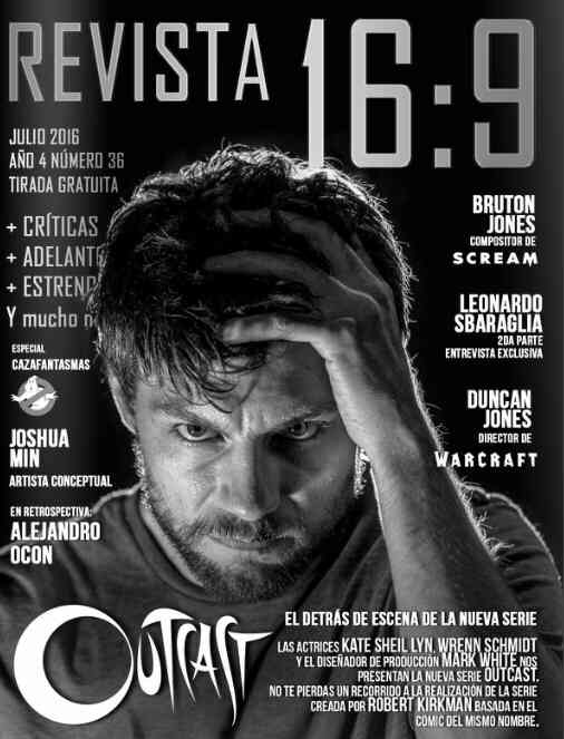 REVISTA 16:9 magazine side cover Issue 36 July 2016