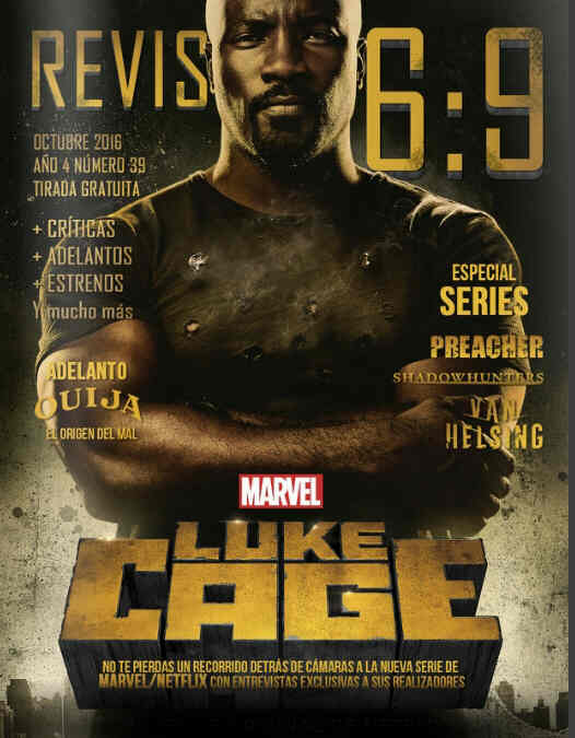REVISTA 16:9 magazine side cover Issue 39 October 2016