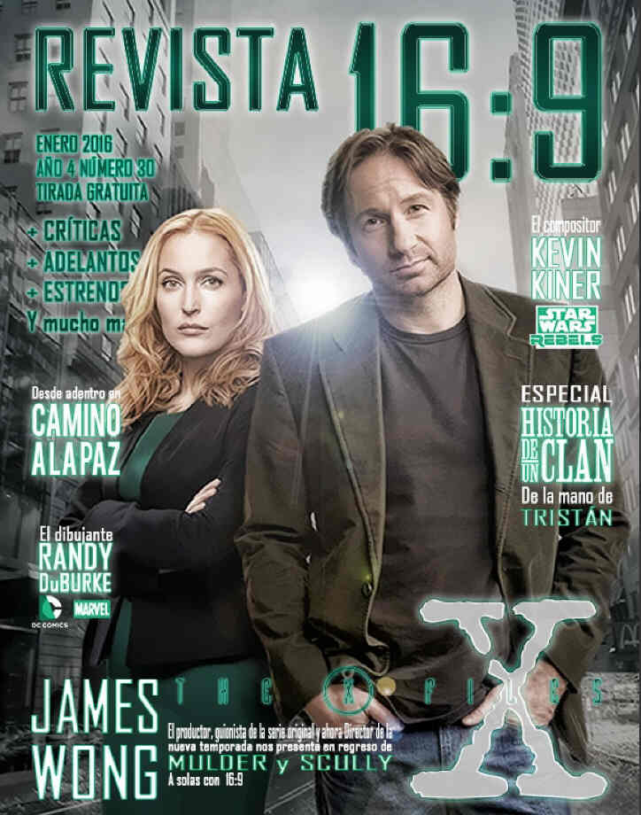 REVISTA 16:9 magazine side cover Issue 30 January 2016