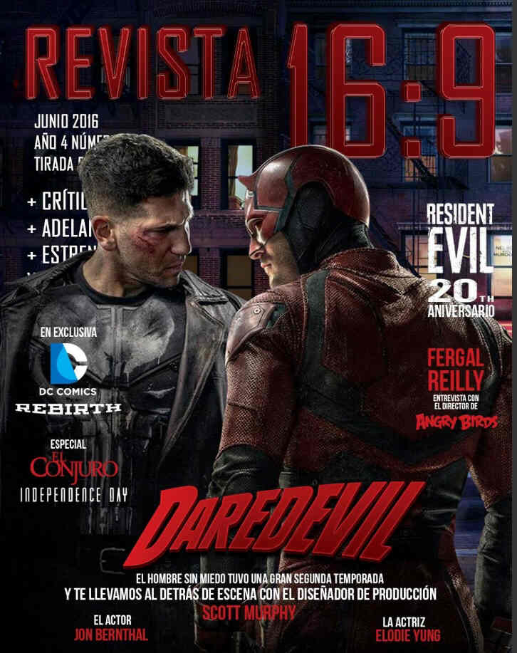 REVISTA 16:9 magazine side cover Issue 35 June 2016