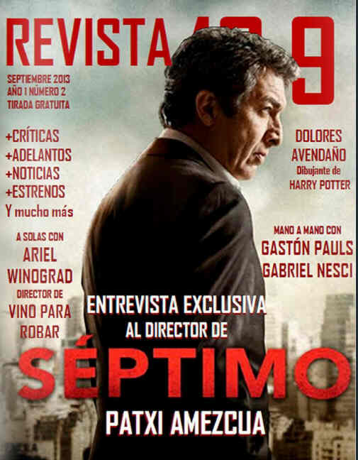 REVISTA 16:9 magazine side cover Issue 2 September 2013