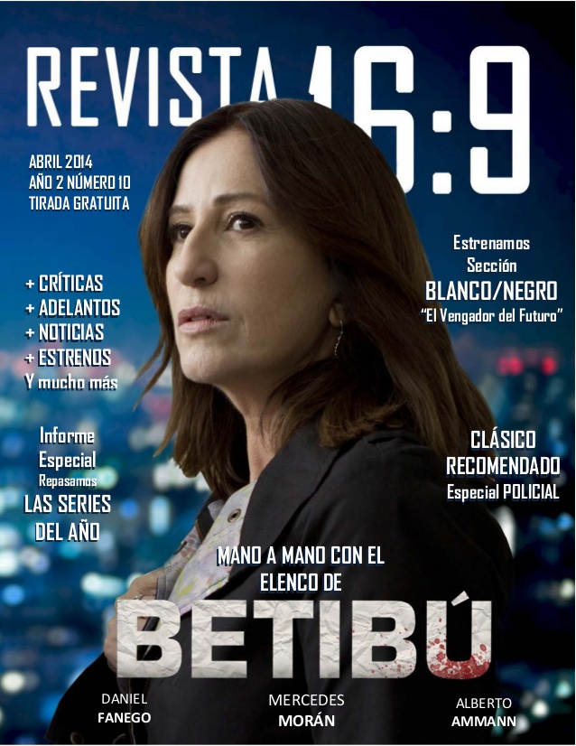 REVISTA 16:9 magazine side cover Issue 10 April 2014