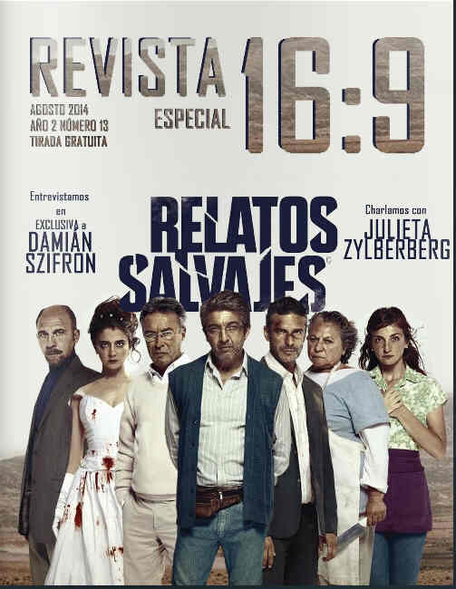 REVISTA 16:9 magazine side cover Issue 13 August 2014