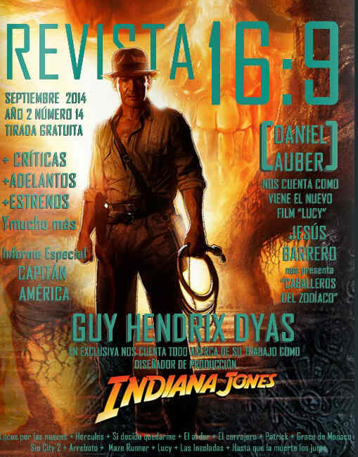 REVISTA 16:9 magazine side cover Issue 14 September 2014