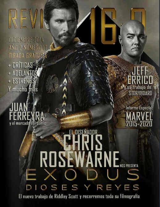 REVISTA 16:9 magazine side cover Issue 17 December 2014