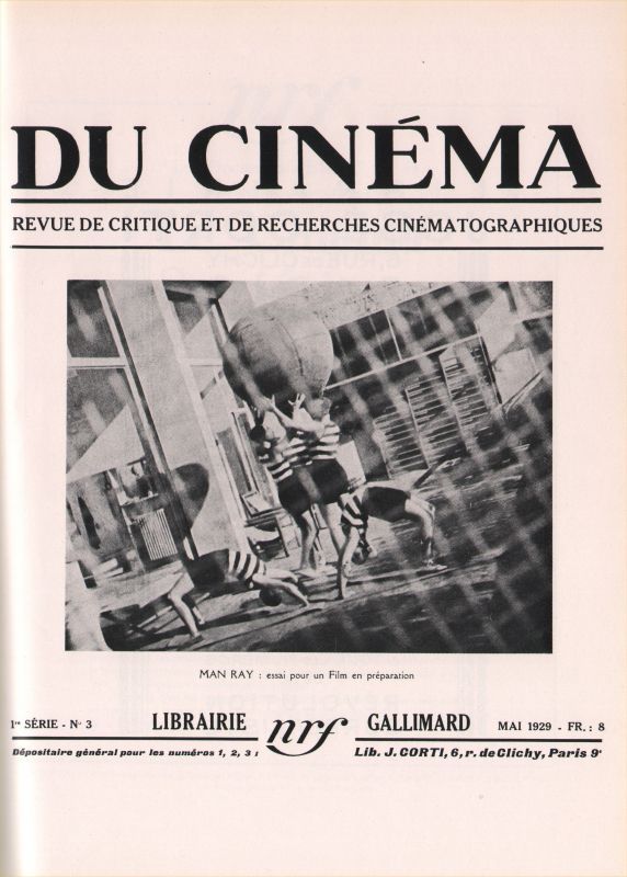 REVUE DU CINEMA | LA magazine side cover Issue 3 May 1929
