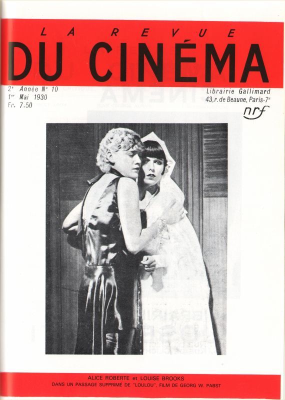 REVUE DU CINEMA | LA magazine side cover Issue 10 May 1930