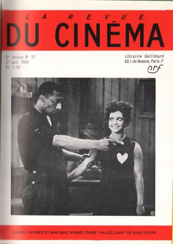 REVUE DU CINEMA | LA magazine side cover Issue 11 June 1930