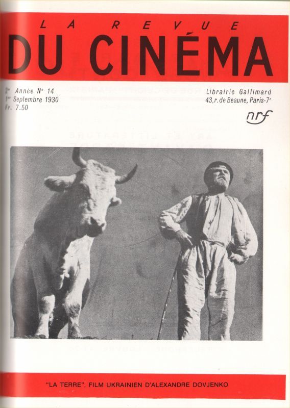 REVUE DU CINEMA | LA magazine side cover Issue 14 September 1930