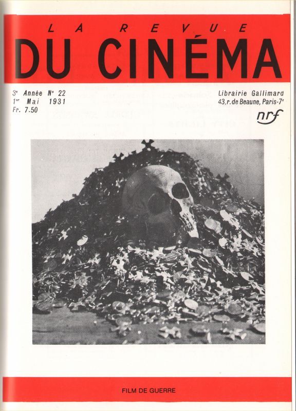 REVUE DU CINEMA | LA magazine side cover Issue 22 May 1931
