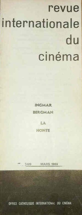REVUE INTERNATIONALE DU CINEMA magazine side cover Issue 129 March 1969