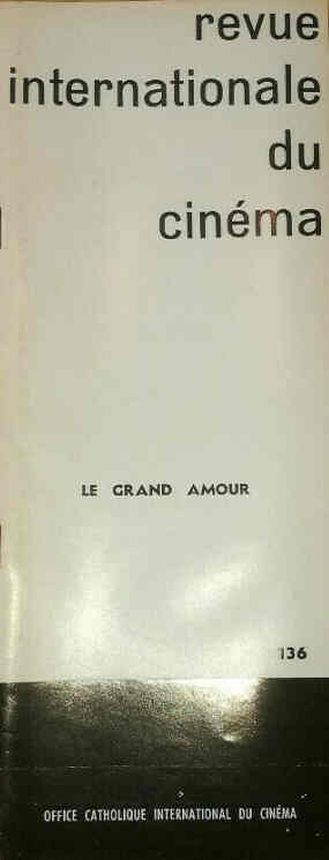 REVUE INTERNATIONALE DU CINEMA magazine side cover Issue 136 November 1969