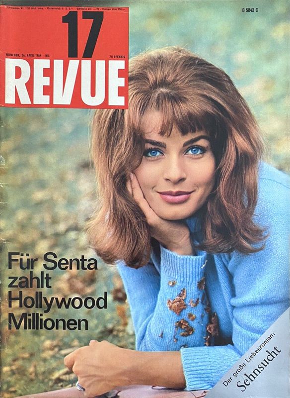 REVUE DIE WELTILLUSTRIERTE magazine side cover Issue 17 26 April 1964