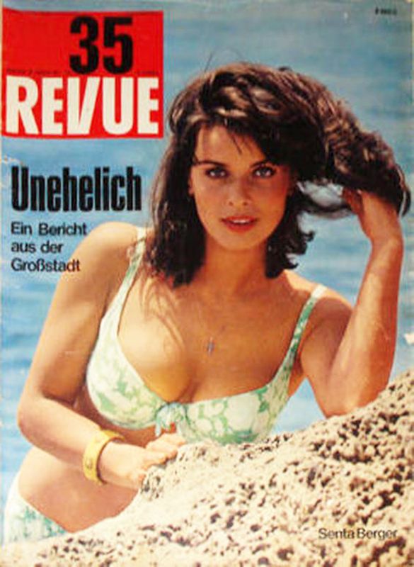 REVUE DIE WELTILLUSTRIERTE magazine side cover Issue 35 29 August 1965