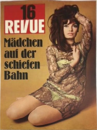 REVUE DIE WELTILLUSTRIERTE magazine side cover Issue 16  April 1966