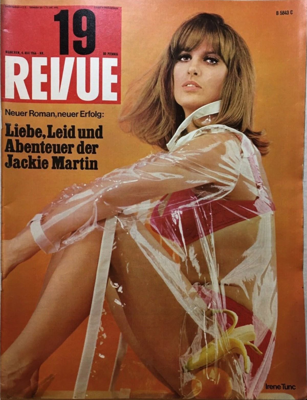 REVUE DIE WELTILLUSTRIERTE magazine side cover Issue 19 4 May 1966