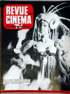 REVUE DU CINEMA INTERNATIONAL magazine side cover Issue 13 1 January 1971