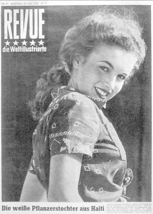 REVUE DIE WELTILLUSTRIERTE magazine side cover Issue 21 27 May 1950