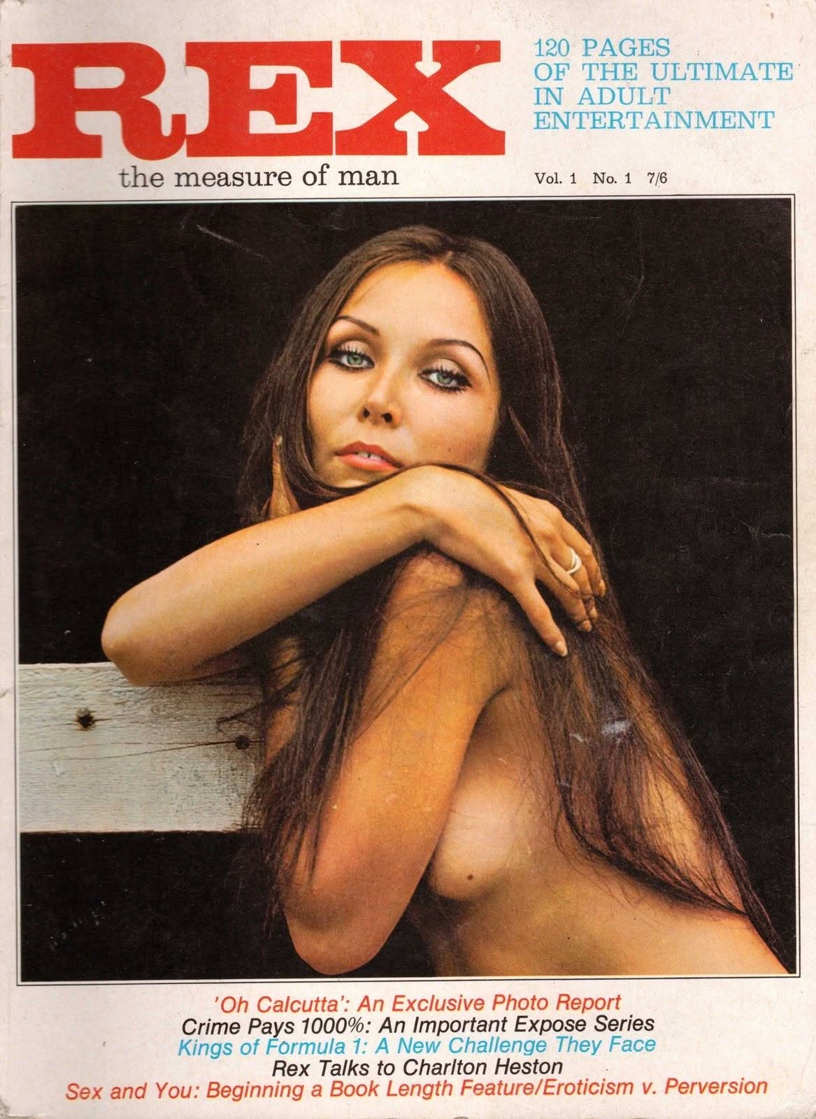 REX magazine side cover Issue 1  Vol 1   1969