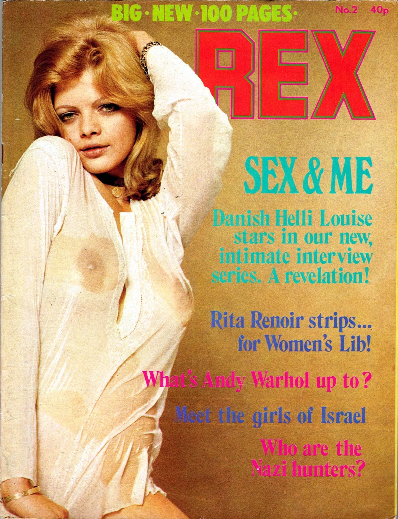 REX magazine side cover Issue 2   1969