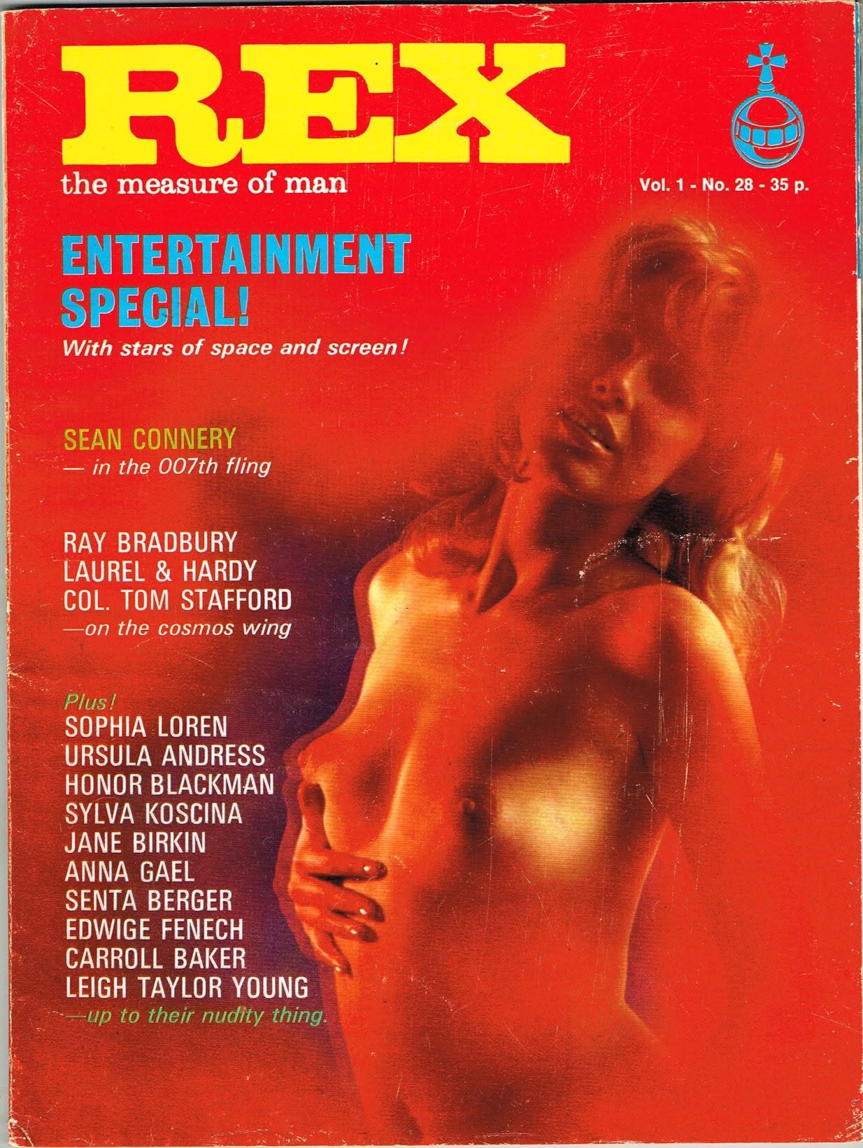 REX magazine side cover Issue 28  Vol 1   1971