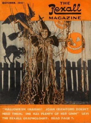 REXALL MAGAZINE magazine side cover  October 1933