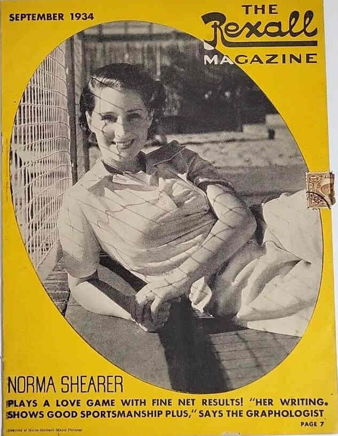 REXALL MAGAZINE magazine side cover  September 1934