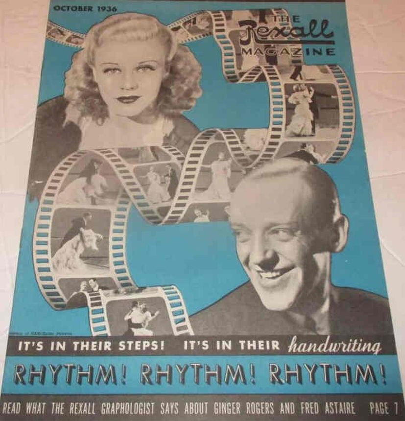 REXALL MAGAZINE magazine side cover  October 1936