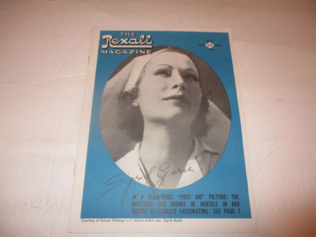 REXALL MAGAZINE magazine side cover  May 1939