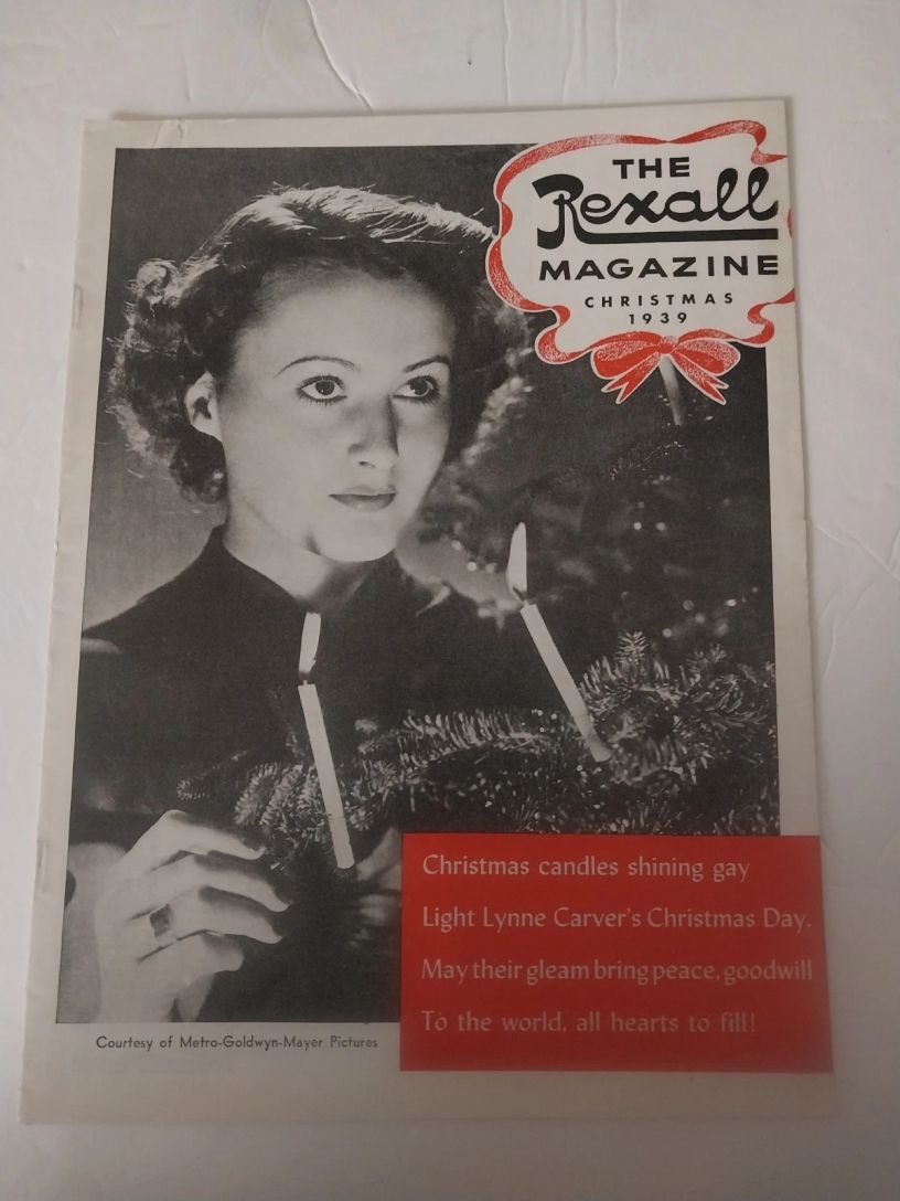 REXALL MAGAZINE magazine side cover  December 1939