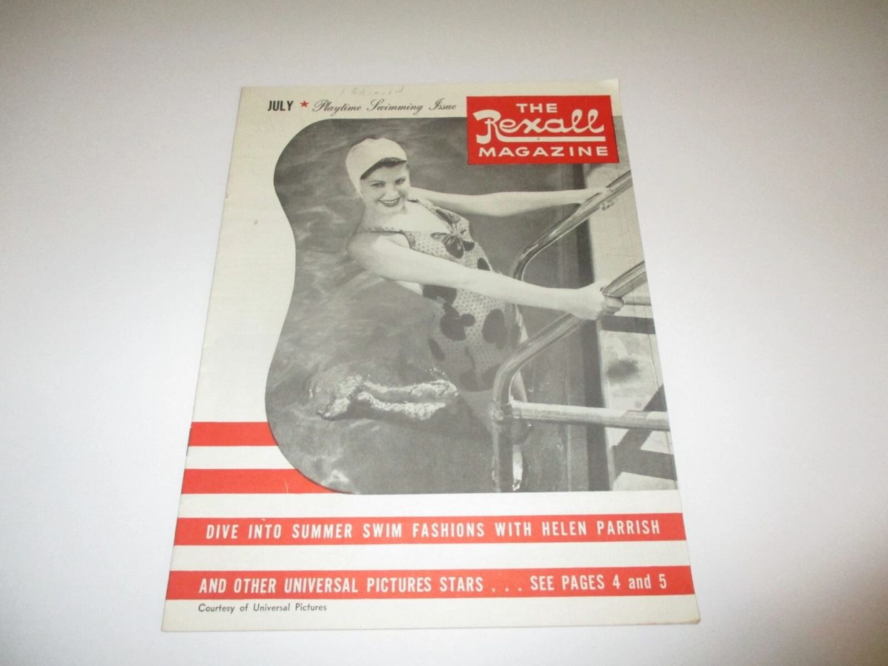REXALL MAGAZINE magazine side cover  July 1941