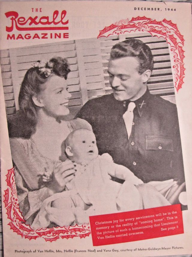 REXALL MAGAZINE magazine side cover  December 1944